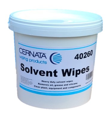 CERNATA Solvent Wipes for Industrial Applications (Bucket 100)